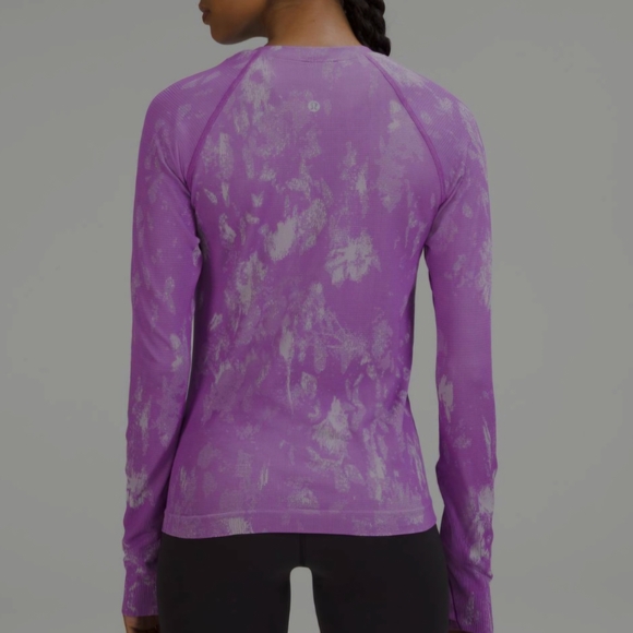 lululemon athletica Lavender Tie-Dye Long Sleeve Top - Picture 2 of 8